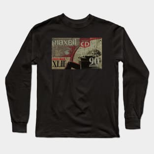 MAXELL HIGHT BIAS 90S -VINTAGE RETRO STYLE Long Sleeve T-Shirt